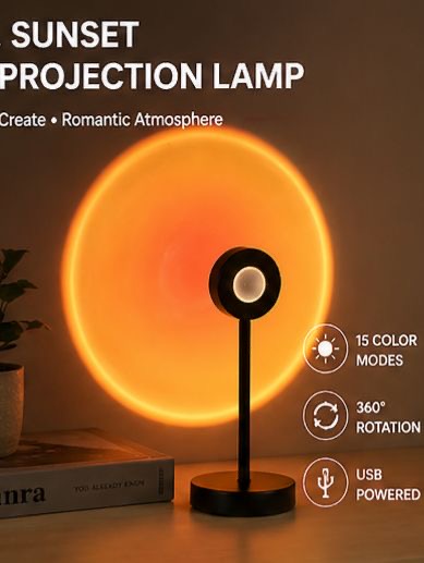 SunsetGlow Projection Lamp