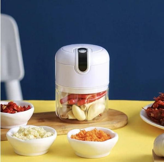 Smart Mini Electric Chopper | Compact Garlic, Meat & Veggie Blender