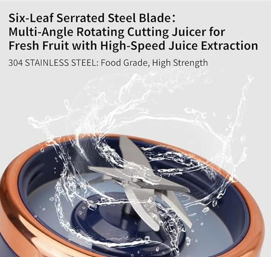 Portable Mini Juicer – USB Rechargeable Smoothie & Shake Maker