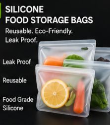 FreshSeal Silicone Bags